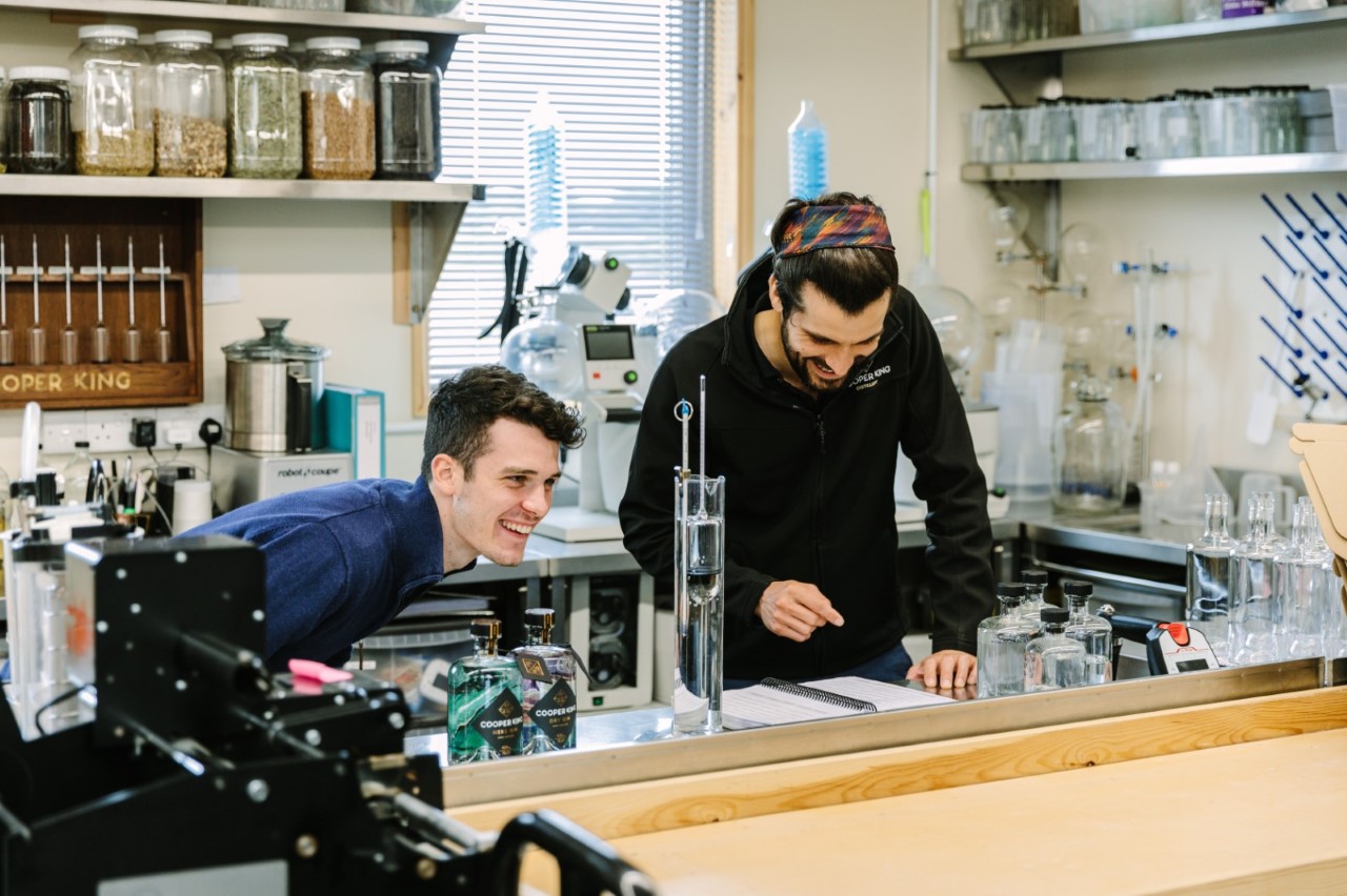 Leeds students work with England's first carbon-neutral distillery