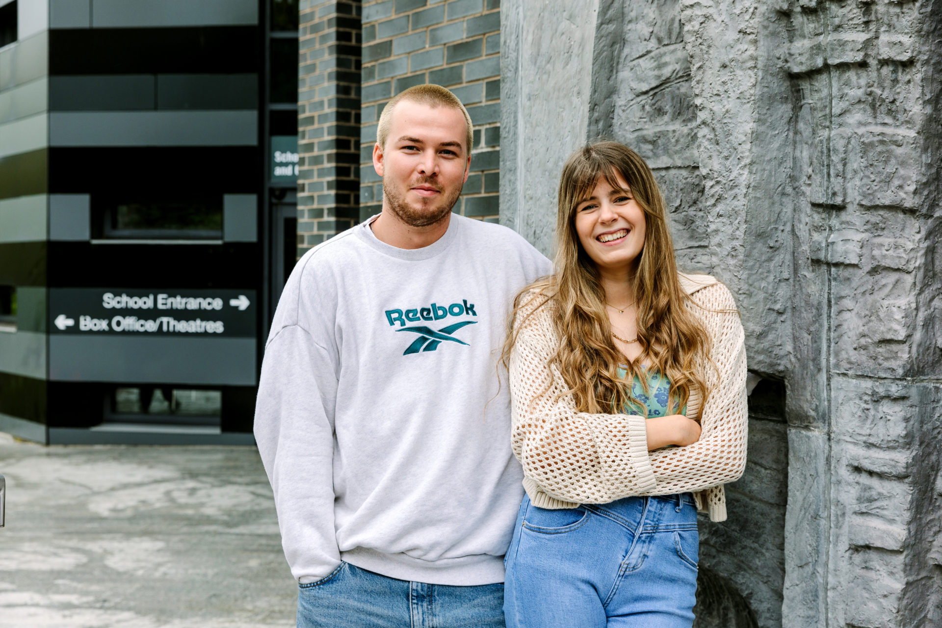 Bethan Corner and Harry Baker - BA Theatre and Performance with Enterprise